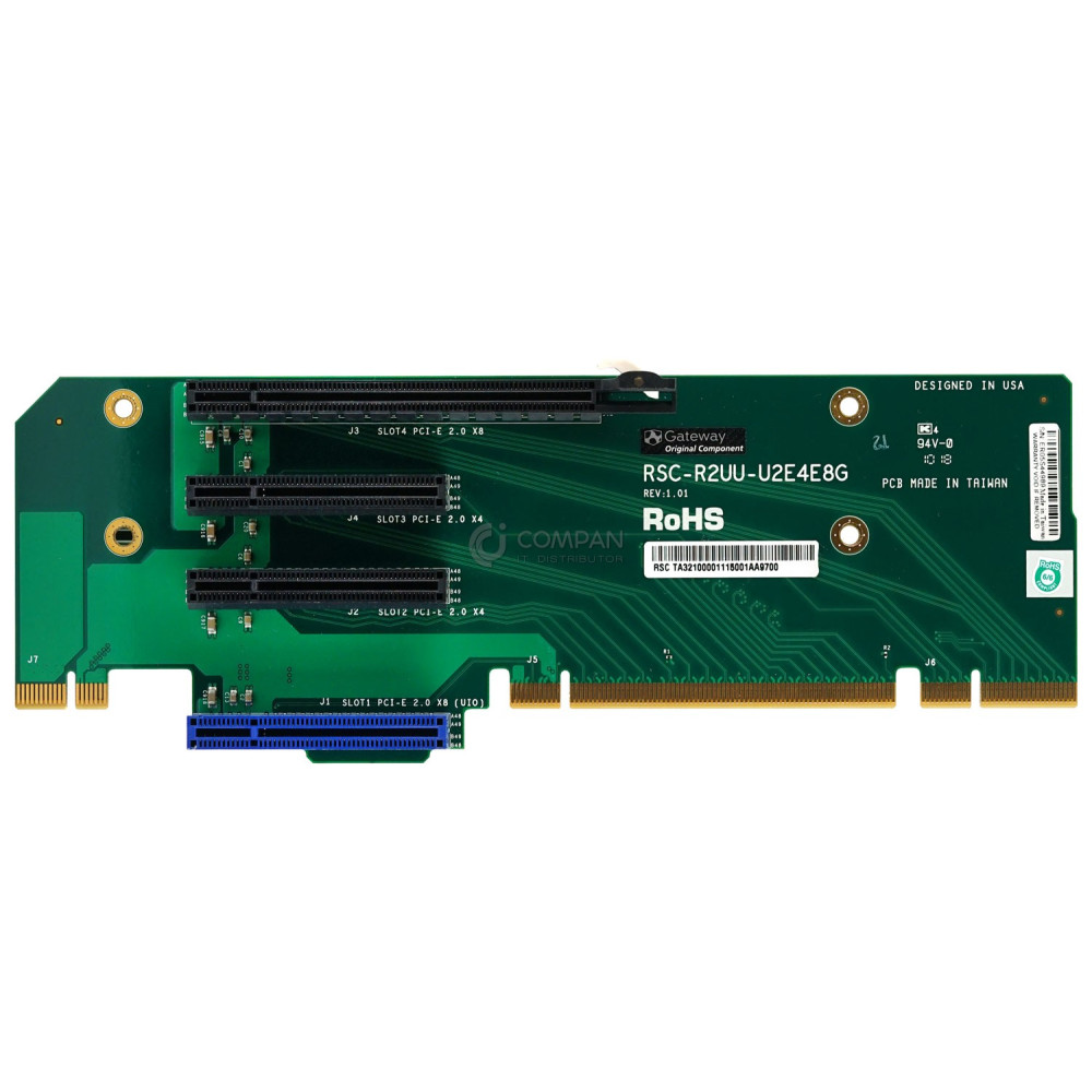 RSC-R2UU-U2E4E8G SUPERMICRO 2U RISER CARD 2-SLOT PCIE 2.0 X4 2-SLOT PCIE 2.0 X8